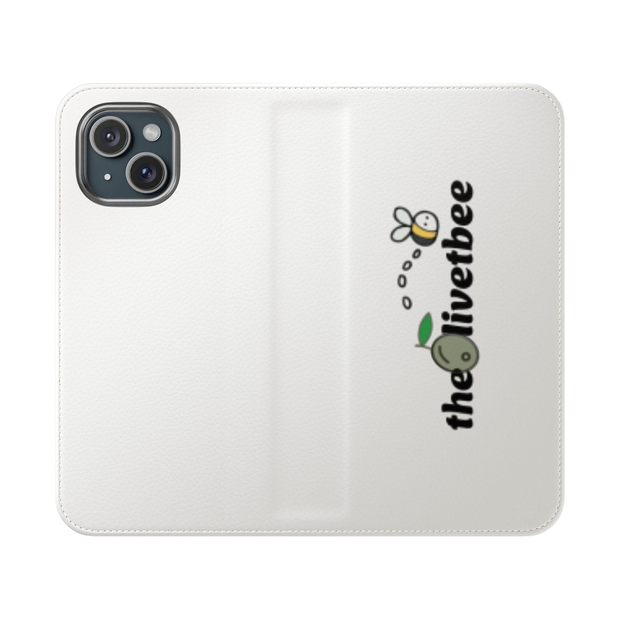 Flip Case Phone Wallet — 'theOlivetbee' Folio with Card Slots