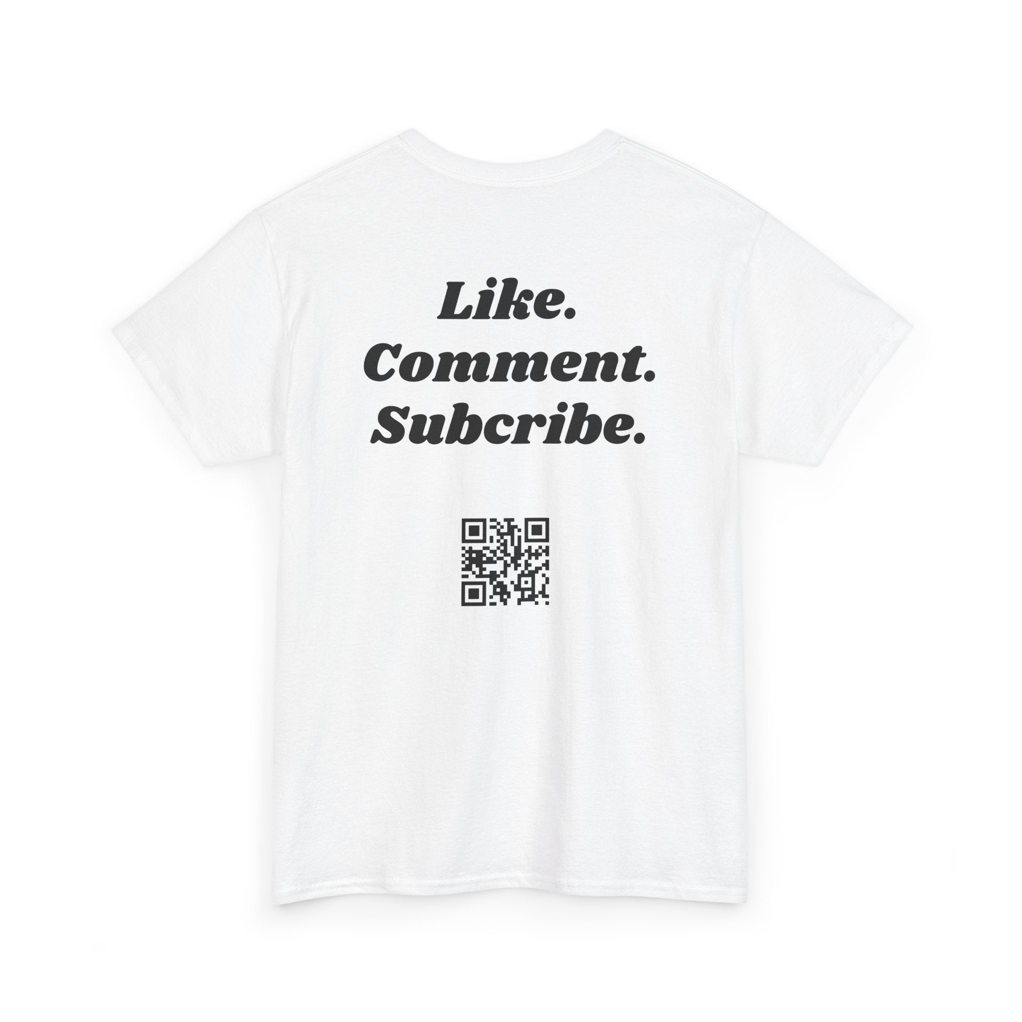 "theOlivetbee" Graphic Tee "Like. Comment. Subscribe."