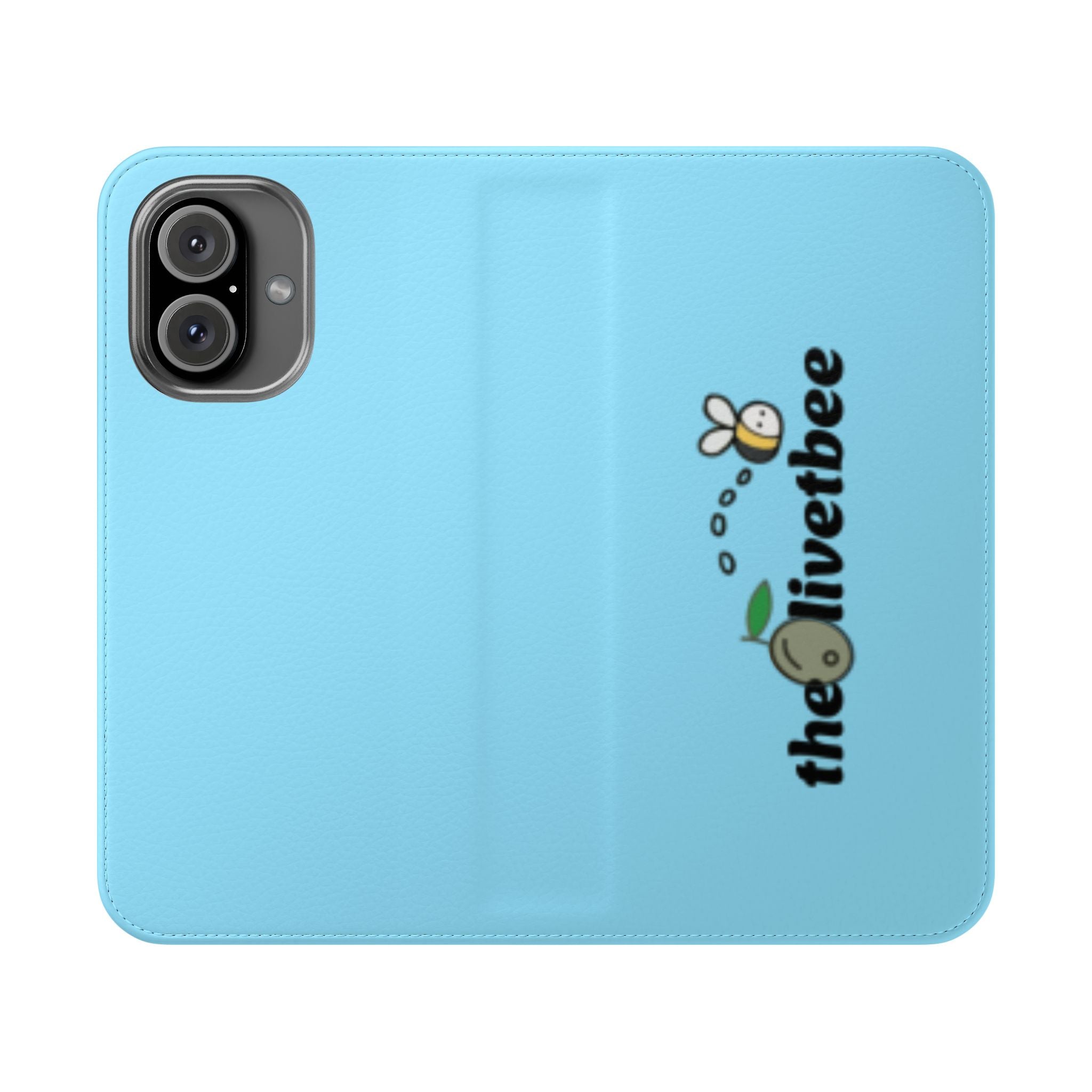 Blue 'theOlivetbee' Flip Phone Case