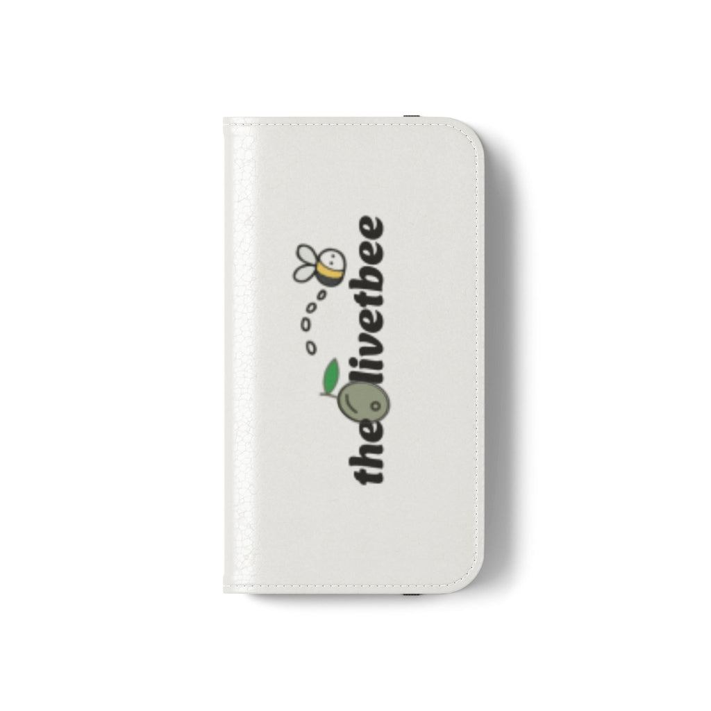 Flip Case Phone Wallet — 'theOlivetbee' Folio with Card Slots