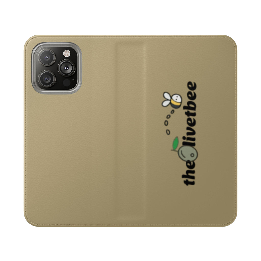 Flip Case Phone Wallet — 'theOlivetbee' Logo Folio Cover with Card Slots