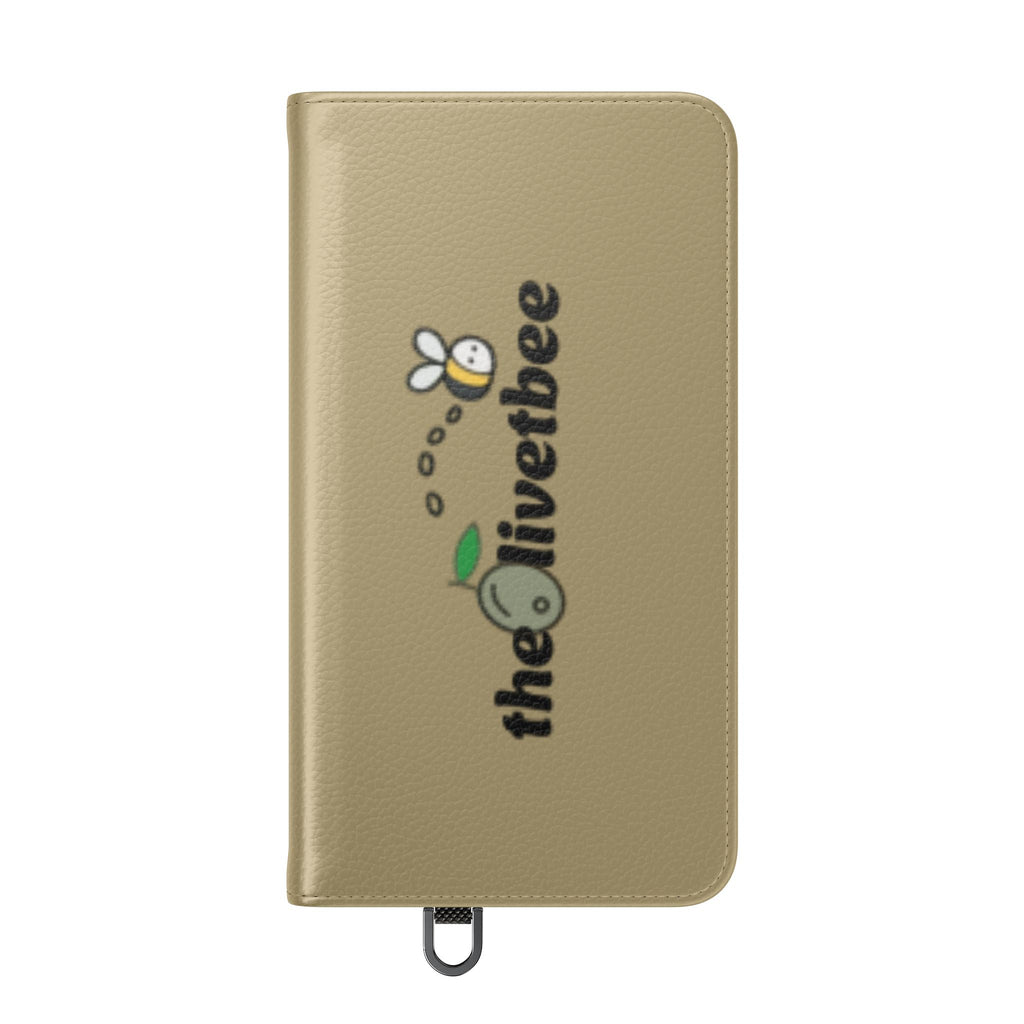 Flip Case Phone Wallet — 'theOlivetbee' Logo Folio Cover with Card Slots