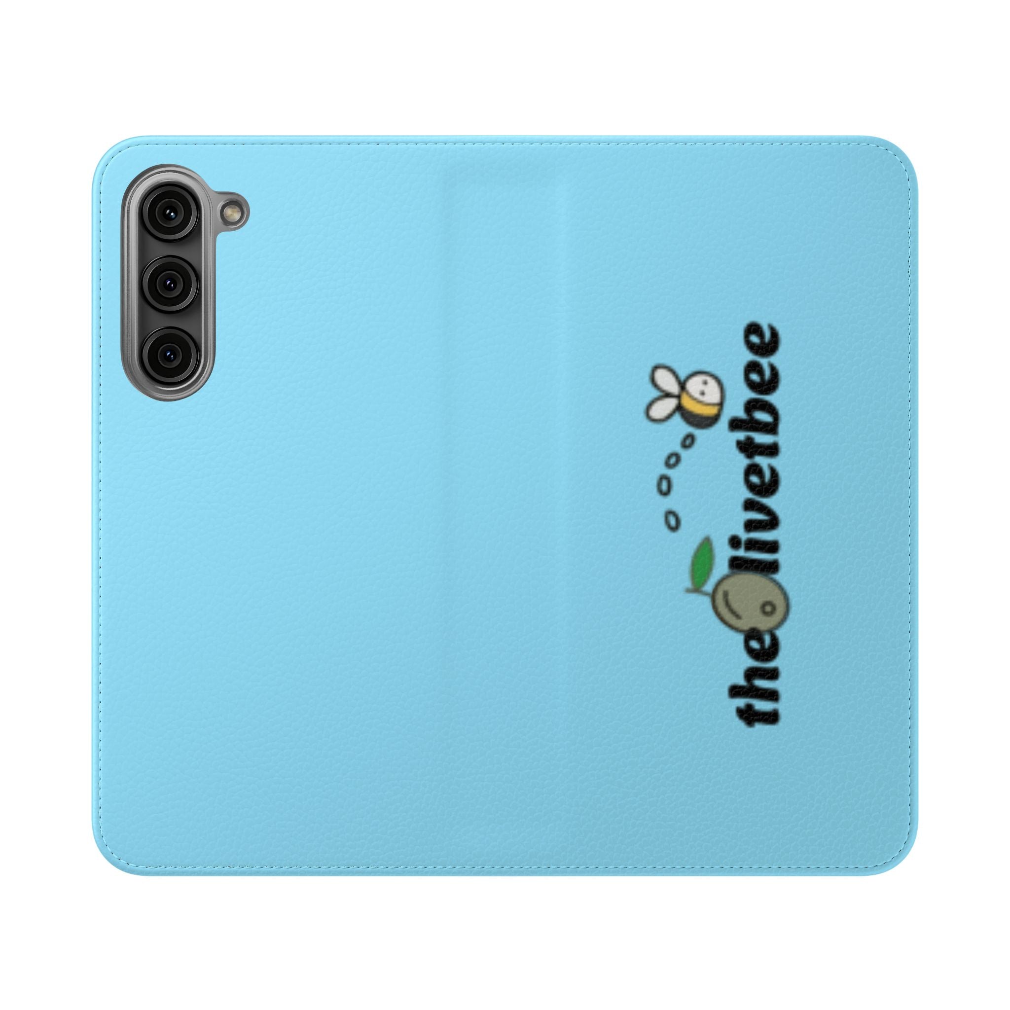Blue 'theOlivetbee' Flip Phone Case