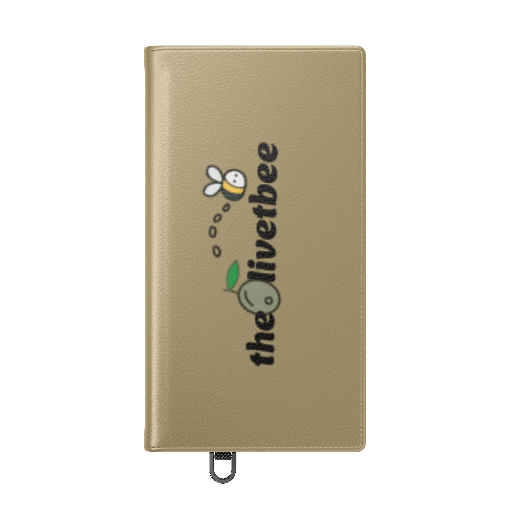 Flip Case Phone Wallet — 'theOlivetbee' Logo Folio Cover with Card Slots