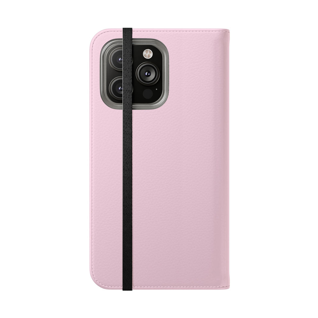 Pink Bee Logo Flip Phone Case — theOlivetbee Wallet Cover