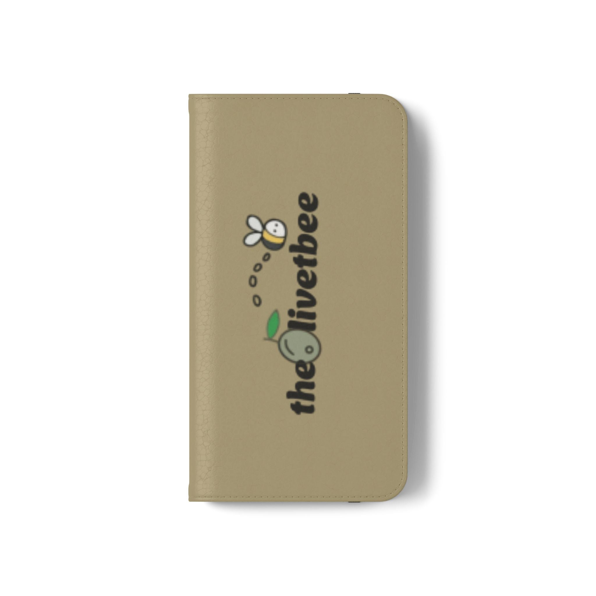 Flip Case Phone Wallet — 'theOlivetbee' Logo Folio Cover with Card Slots