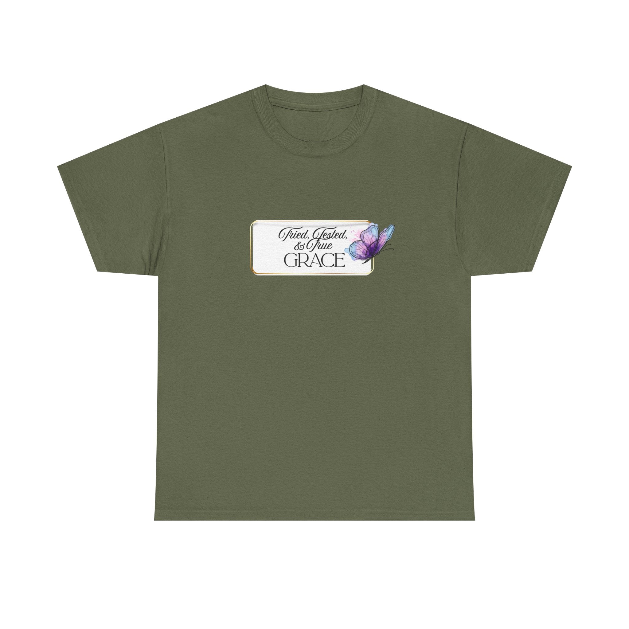 "Tried, Tested, & True Grace" book tee