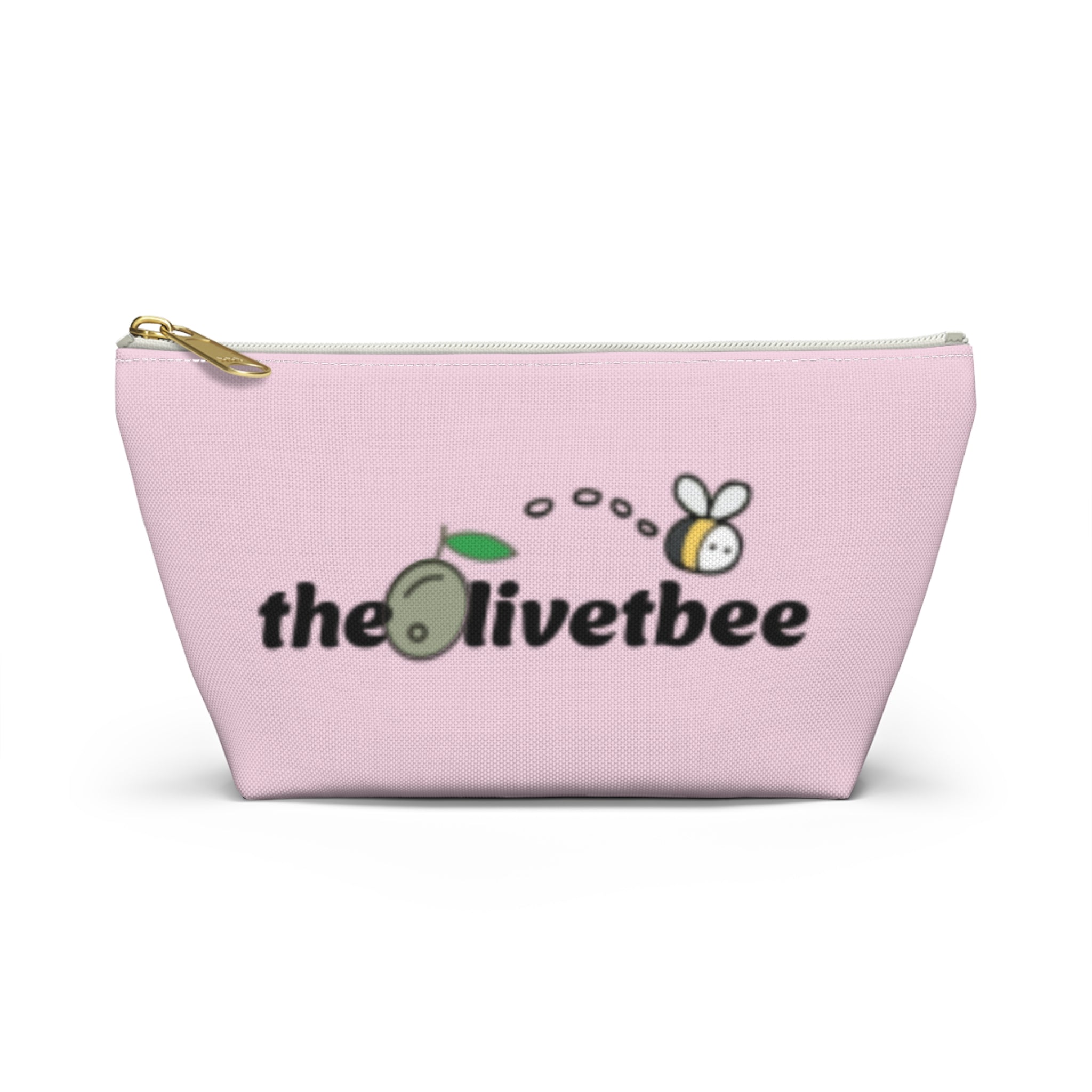 Pink 'theOlivetbee' — Travel Cosmetic Bag