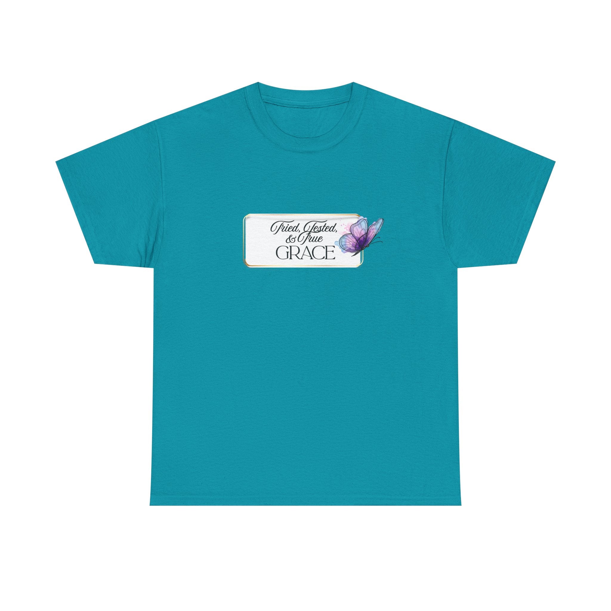 "Tried, Tested, & True Grace" book tee