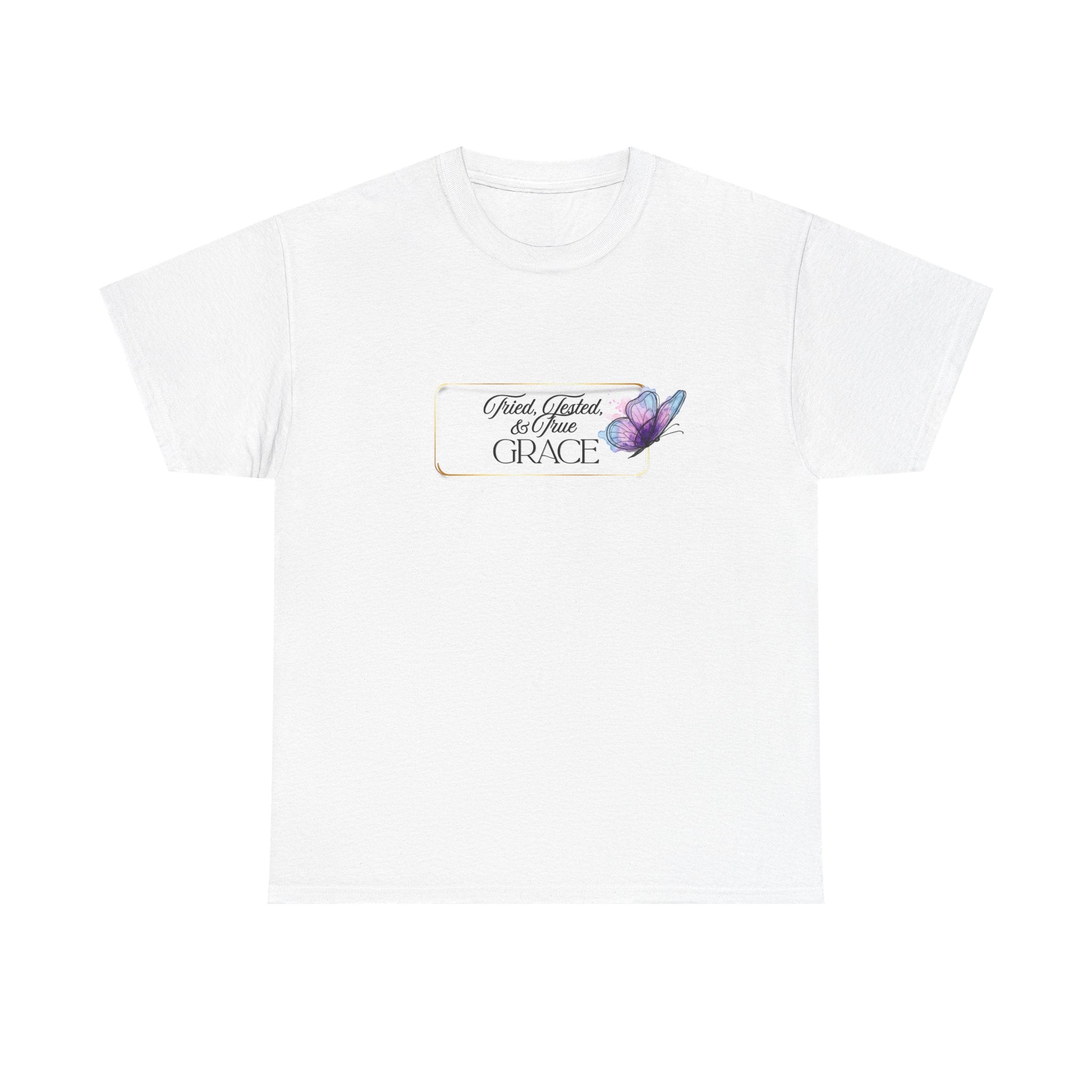 "Tried, Tested, & True Grace" book tee