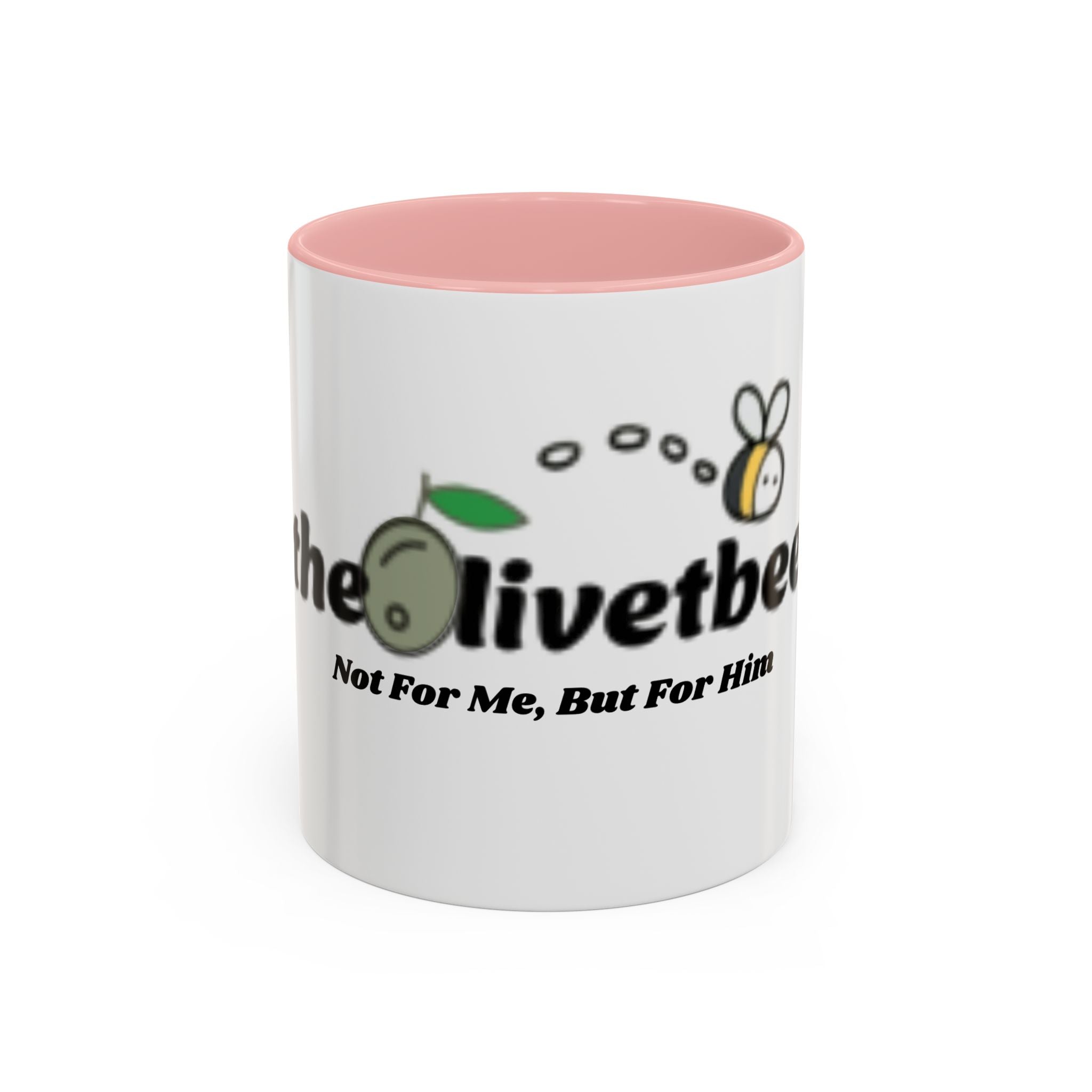 theOlivetbee Coffee Mug — "Not For Me, But For Him" Accent Ceramic Mug (11/15oz)