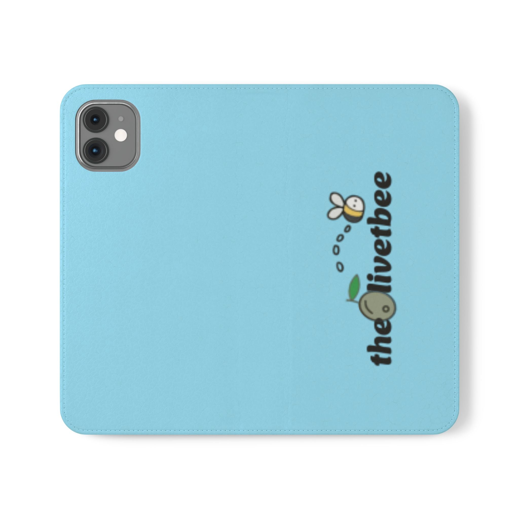 Blue 'theOlivetbee' Flip Phone Case
