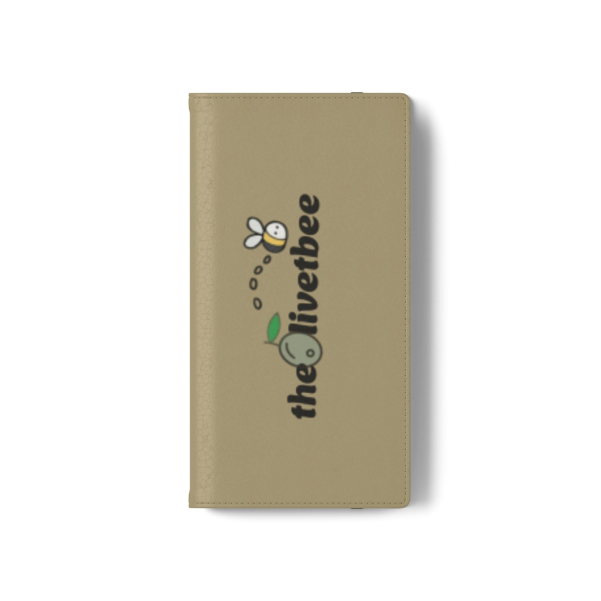 Flip Case Phone Wallet — 'theOlivetbee' Logo Folio Cover with Card Slots