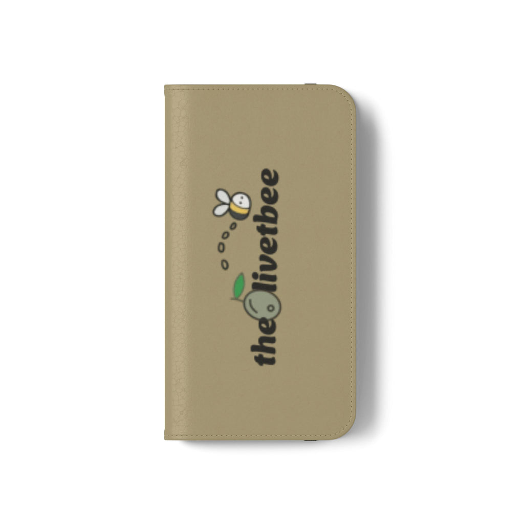 Flip Case Phone Wallet — 'theOlivetbee' Logo Folio Cover with Card Slots