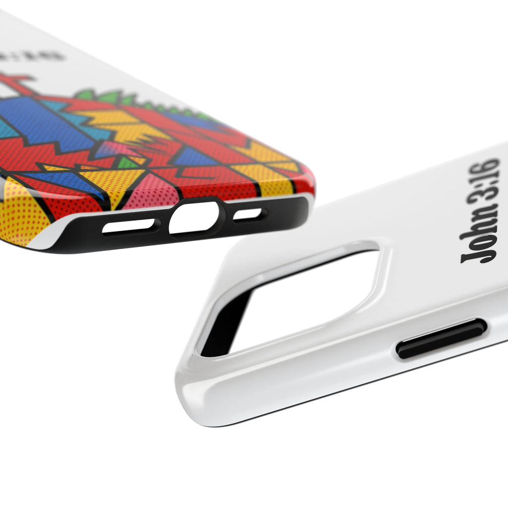 John 3:16 Christian Phone Case — Tough Religious Bible Verse Design