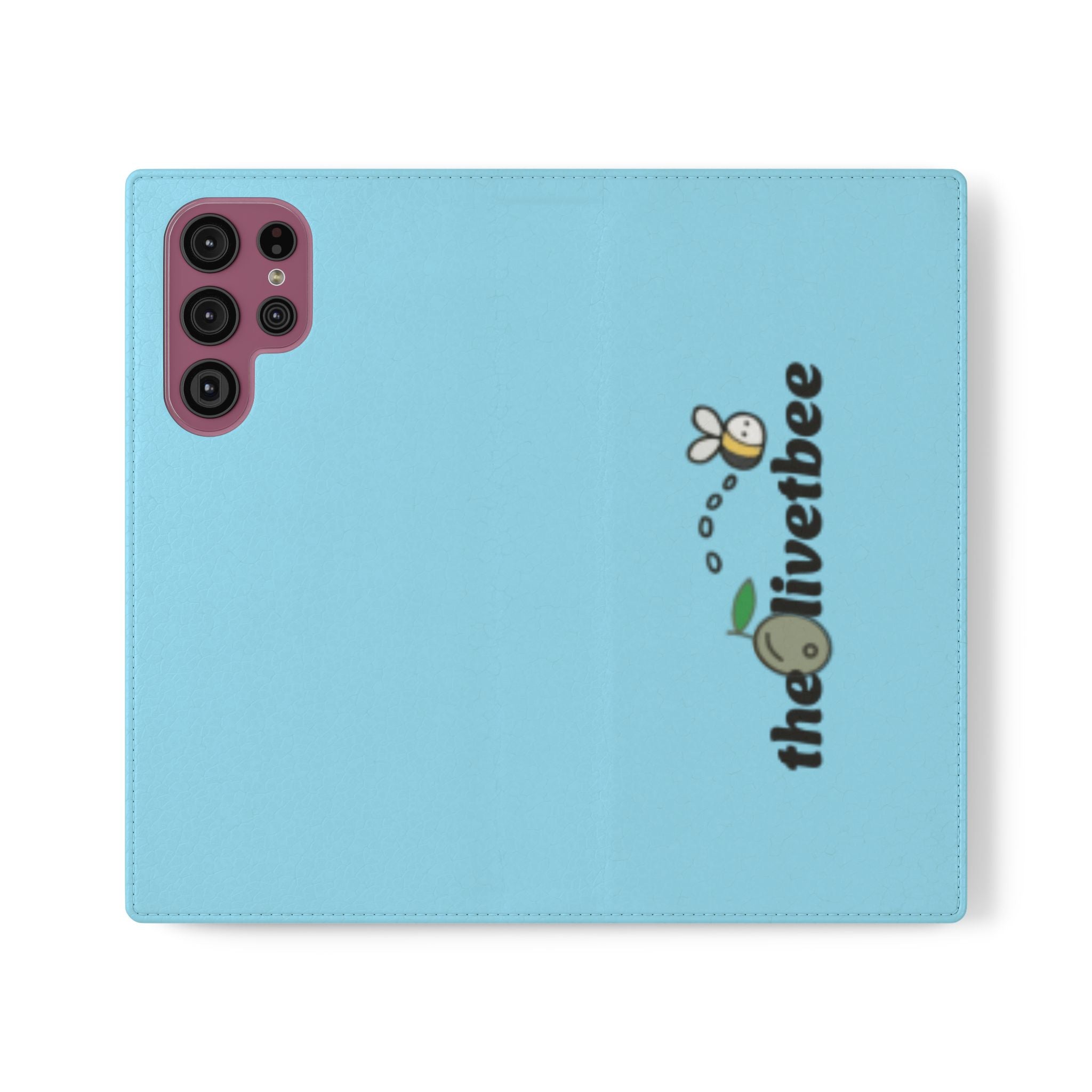 Blue 'theOlivetbee' Flip Phone Case