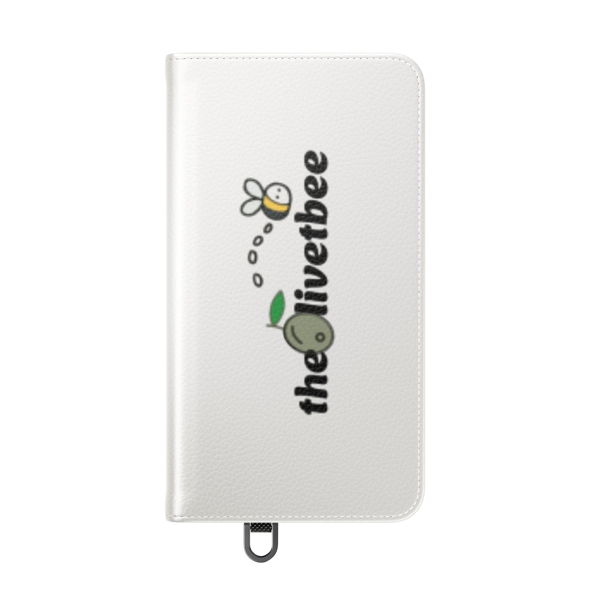 Flip Case Phone Wallet — 'theOlivetbee' Folio with Card Slots