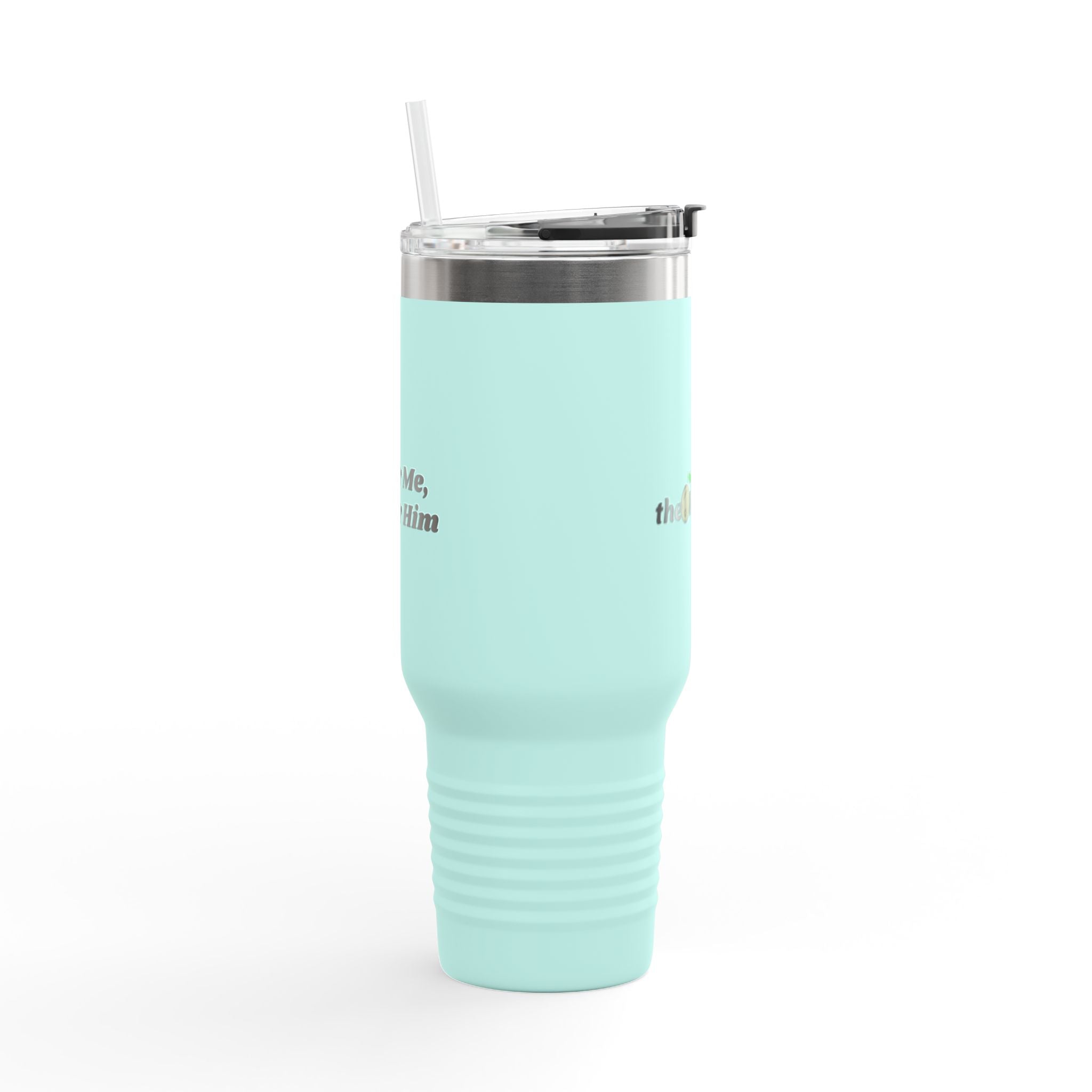 40oz Insulated Travel Mug — "theOlivetbee" Stainless Tumbler with Straw