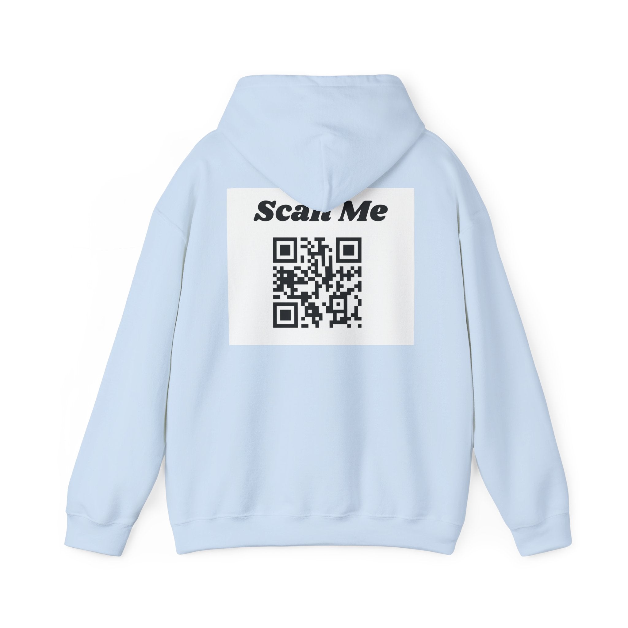 "theOlivetbee" hoodie | QR code back, Scan Me