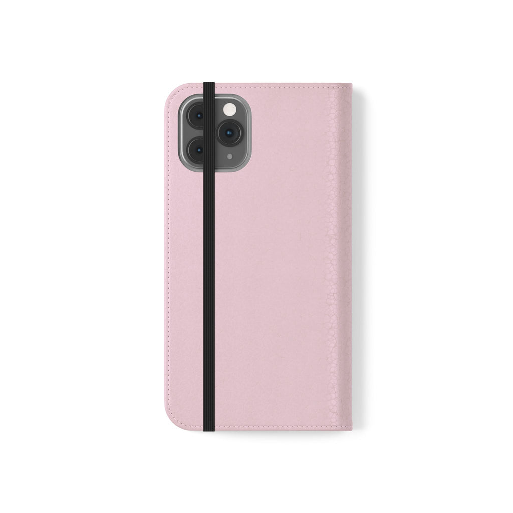 Pink Bee Logo Flip Phone Case — theOlivetbee Wallet Cover