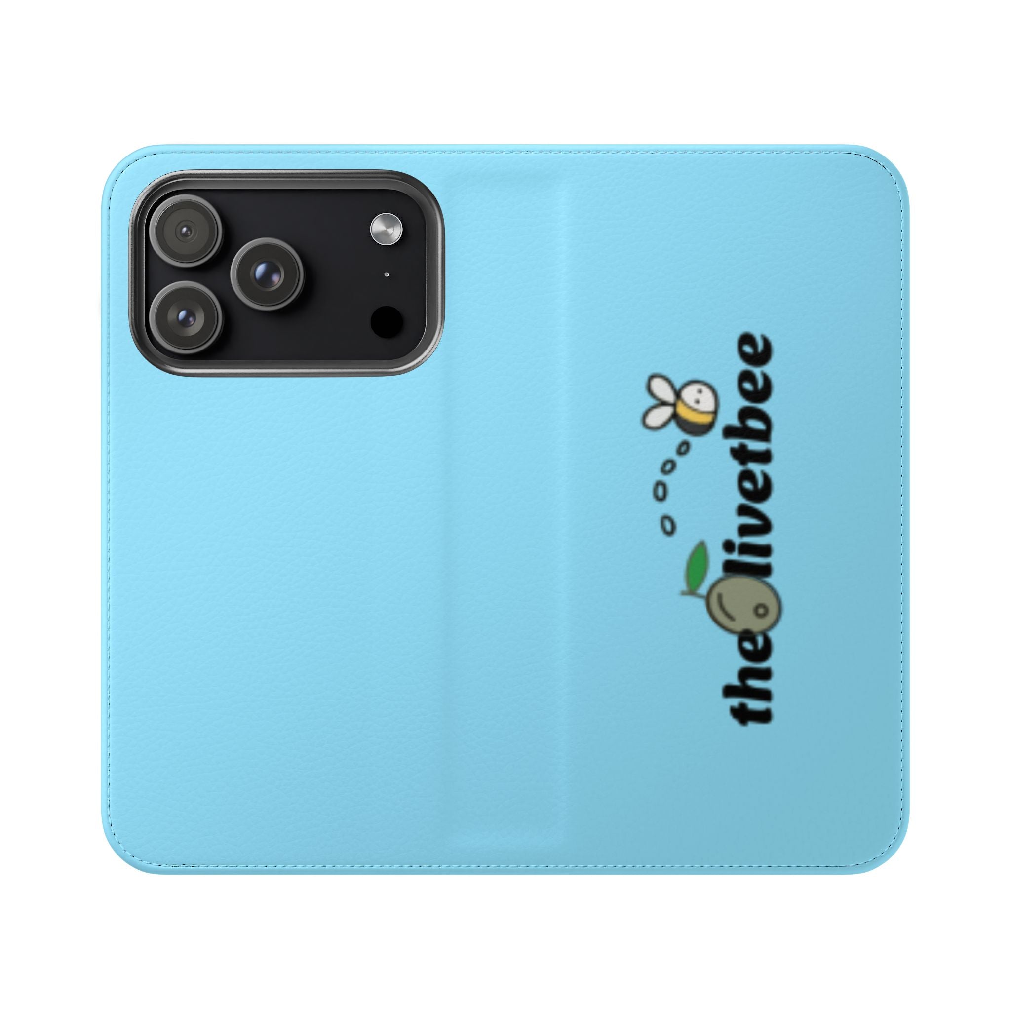 Blue 'theOlivetbee' Flip Phone Case