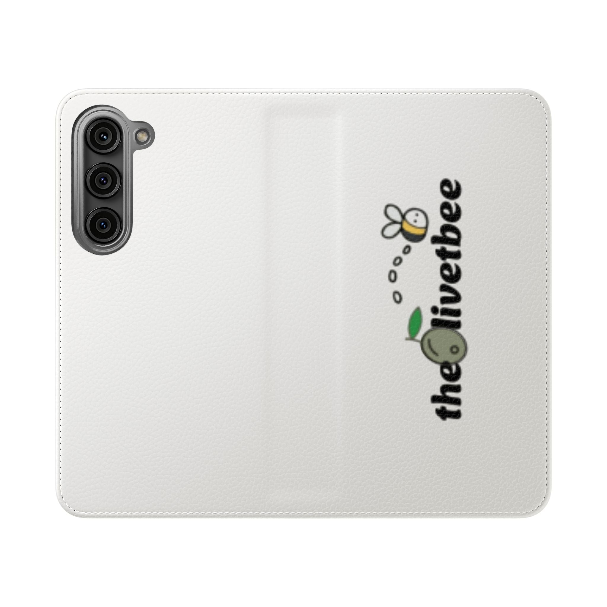 Flip Case Phone Wallet — 'theOlivetbee' Folio with Card Slots