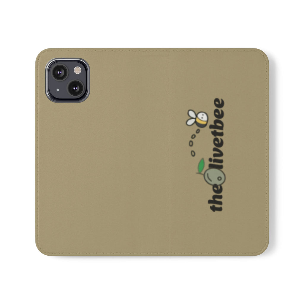 Flip Case Phone Wallet — 'theOlivetbee' Logo Folio Cover with Card Slots