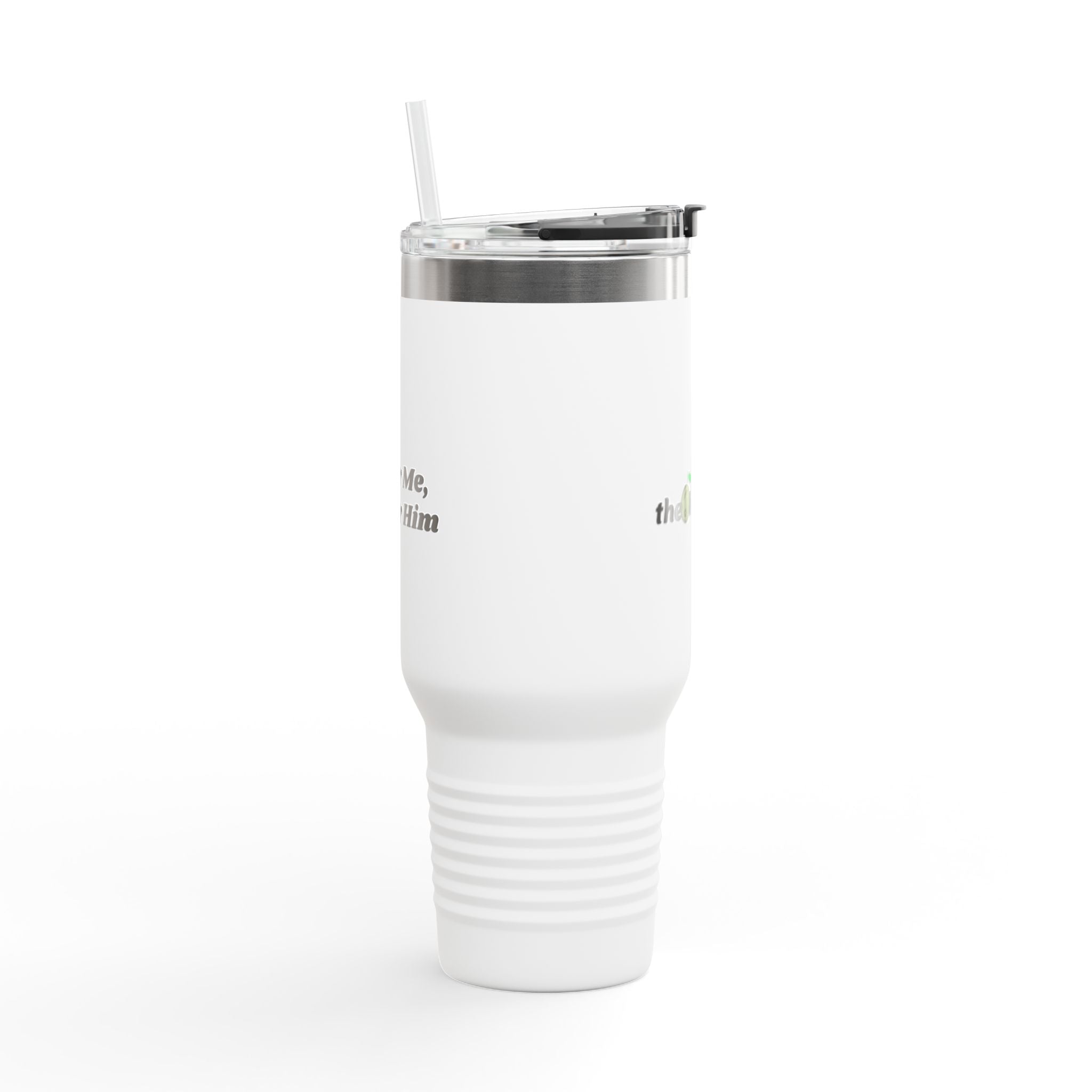 40oz Insulated Travel Mug — "theOlivetbee" Stainless Tumbler with Straw