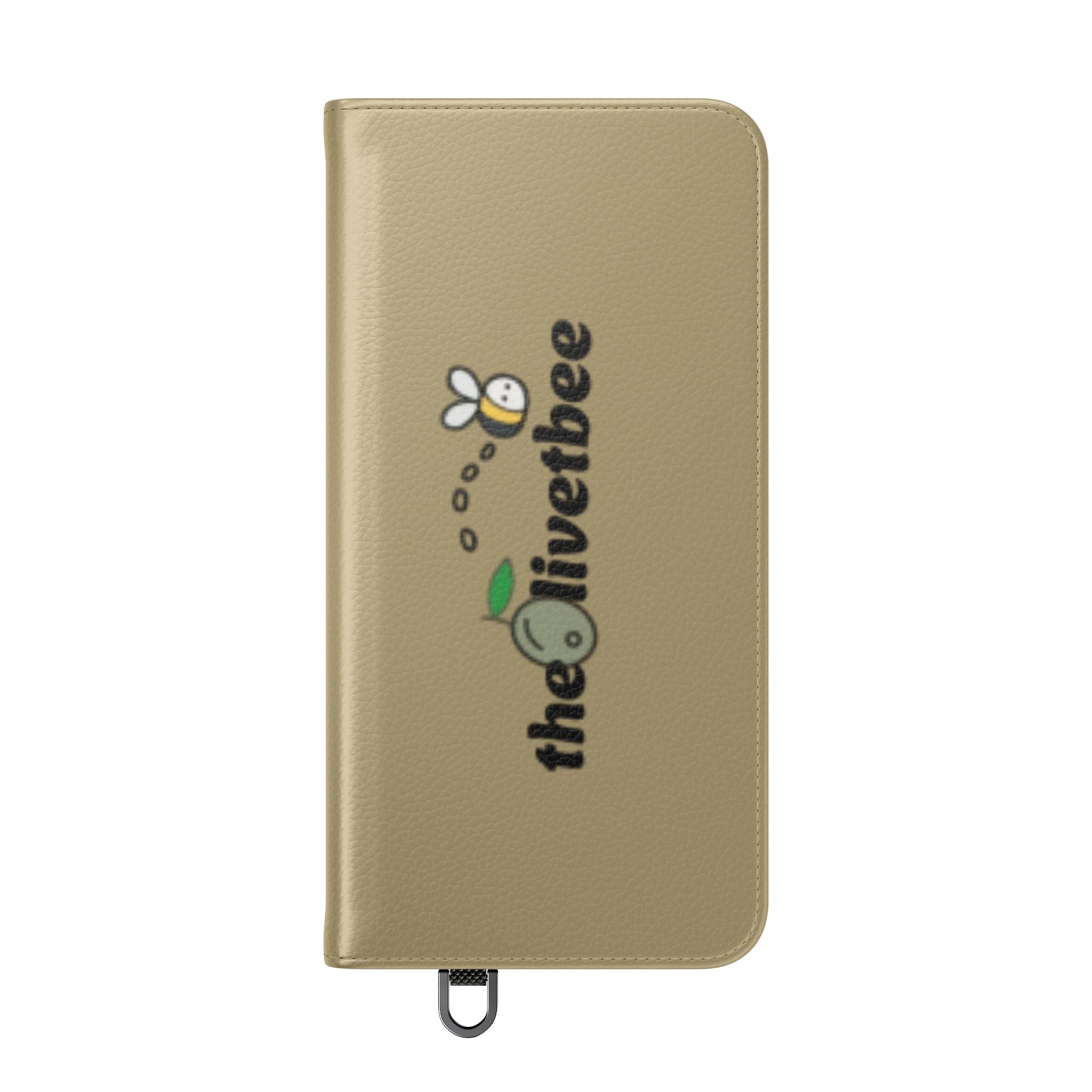 Flip Case Phone Wallet — 'theOlivetbee' Logo Folio Cover with Card Slots