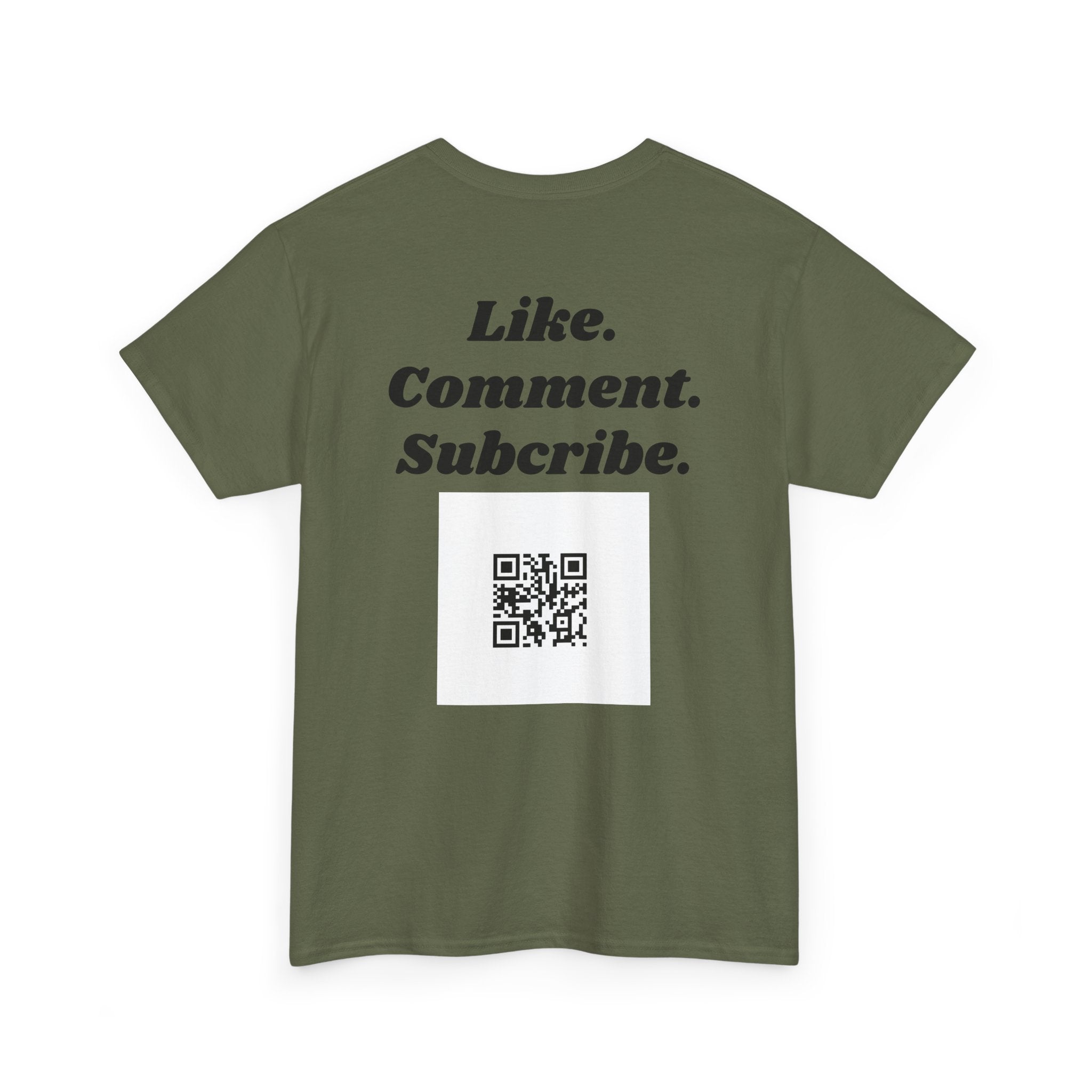 "theOlivetbee" Graphic Tee "Like. Comment. Subscribe."
