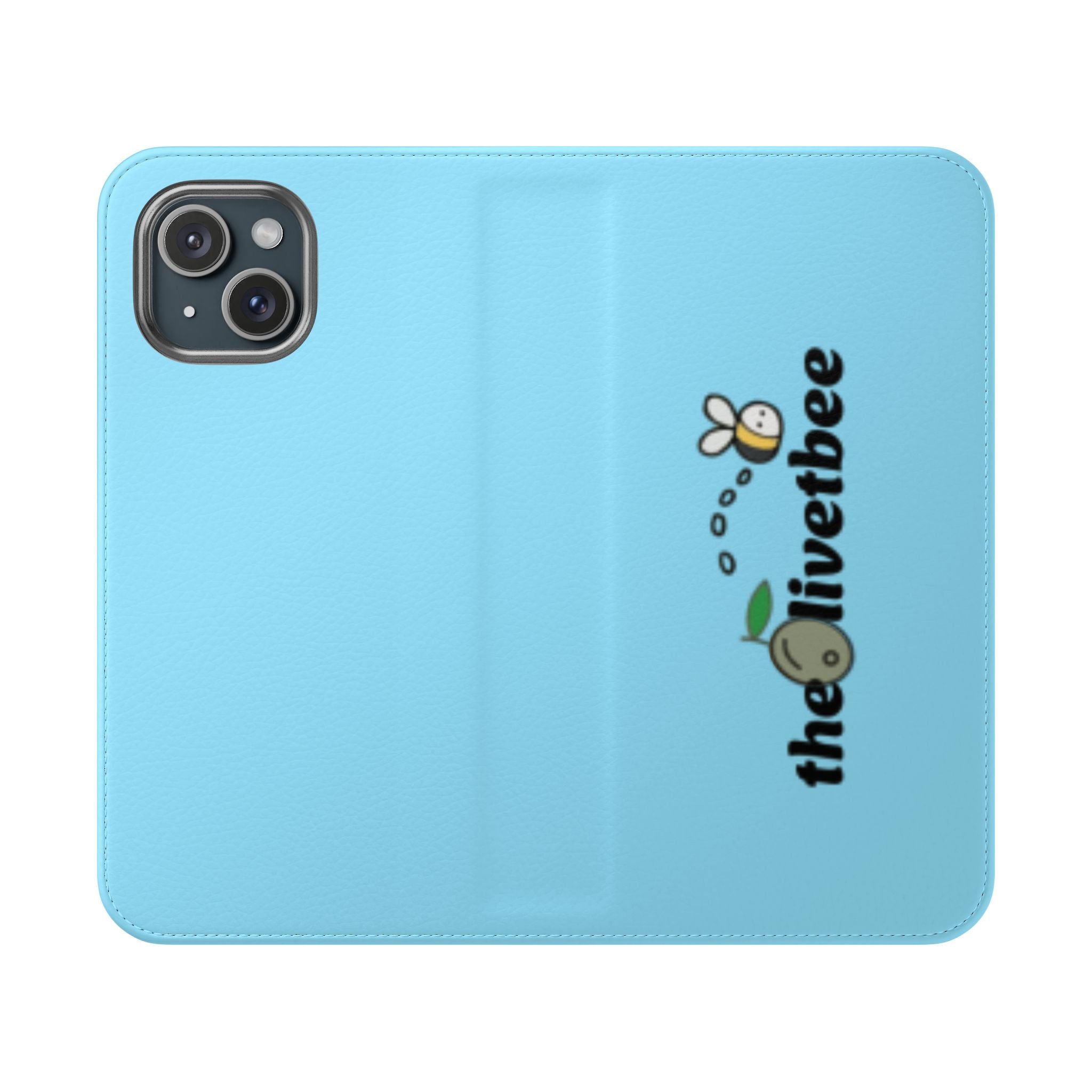 Blue 'theOlivetbee' Flip Phone Case