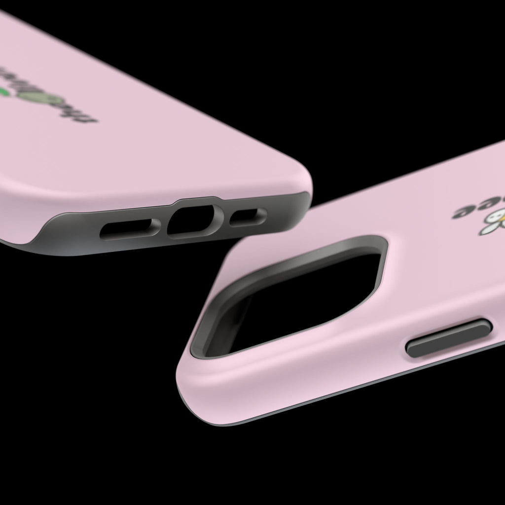 Pink Magnetic Impact-Resistant Phone Case — 'theolivetbee' , Shockproof MagSafe-Compatible Protection