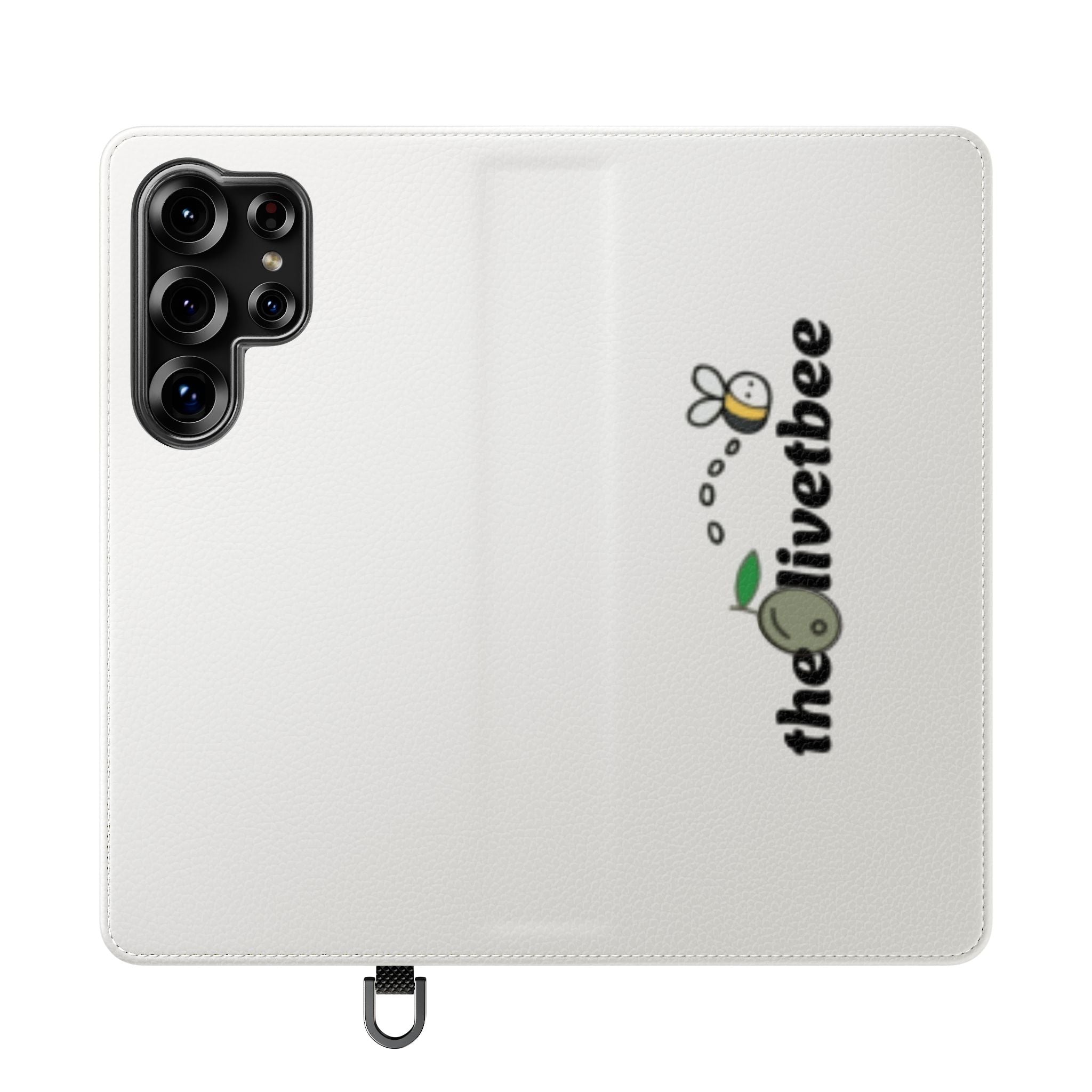 Flip Case Phone Wallet — 'theOlivetbee' Folio with Card Slots