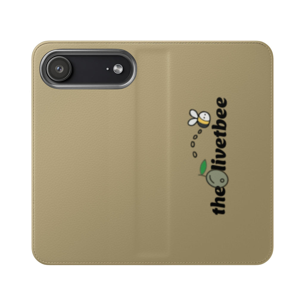 Flip Case Phone Wallet — 'theOlivetbee' Logo Folio Cover with Card Slots