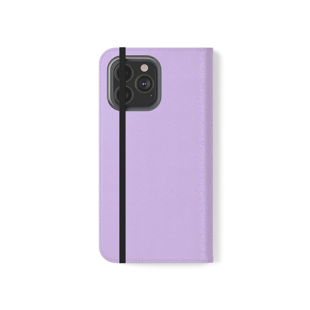 Lavender Flip Phone Case – “Tried, Tested, God’s Given Grace” Wallet Cover