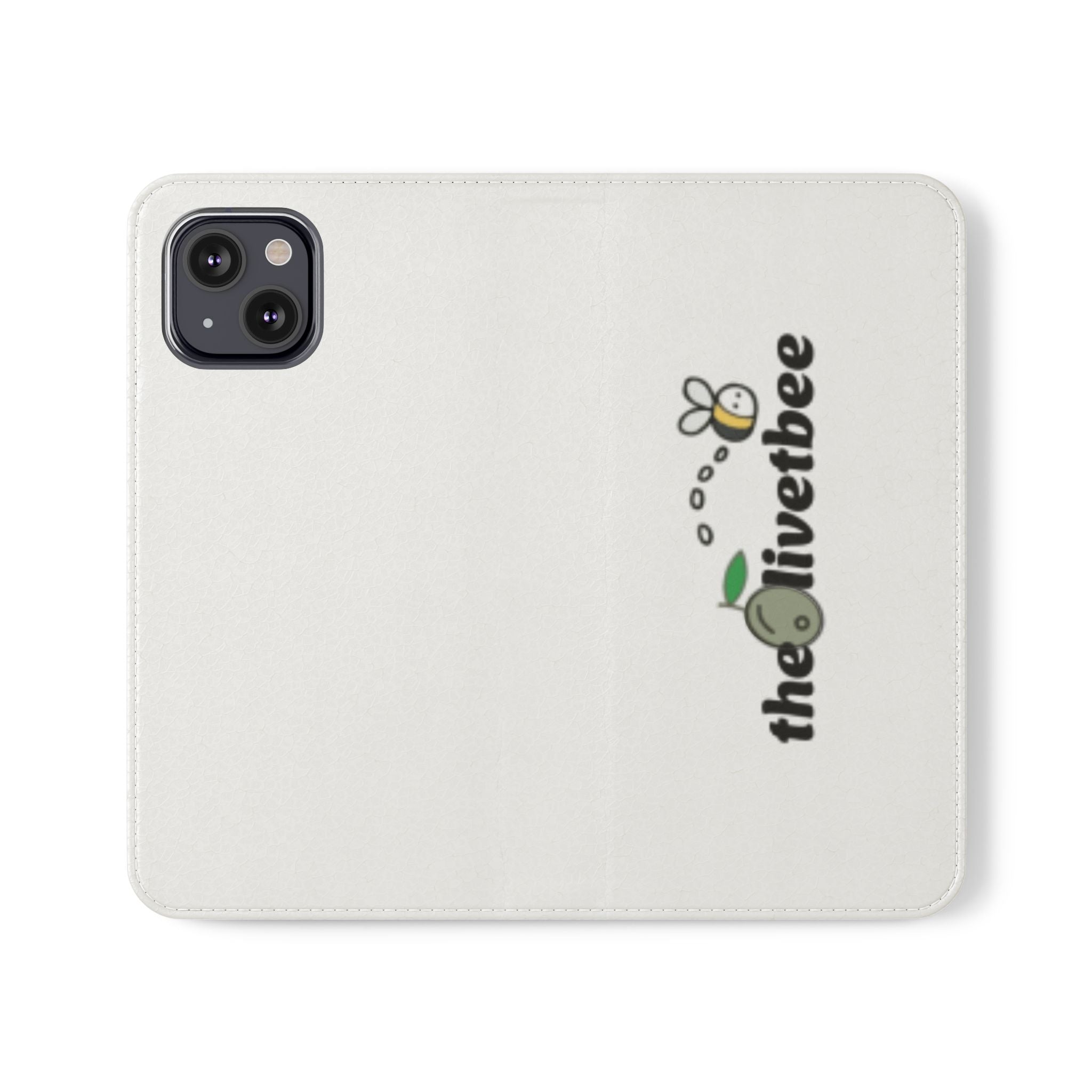 Flip Case Phone Wallet — 'theOlivetbee' Folio with Card Slots