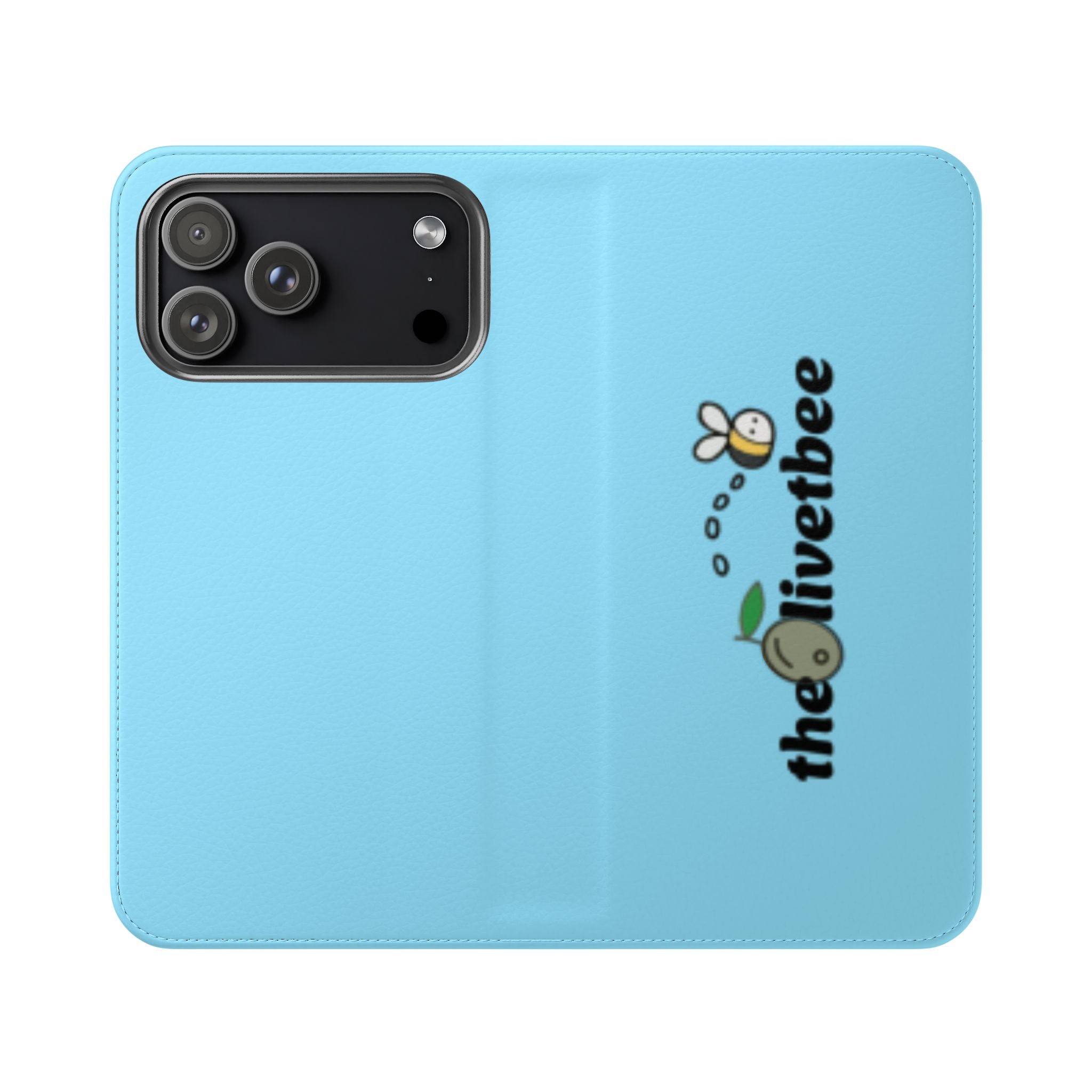 Blue 'theOlivetbee' Flip Phone Case