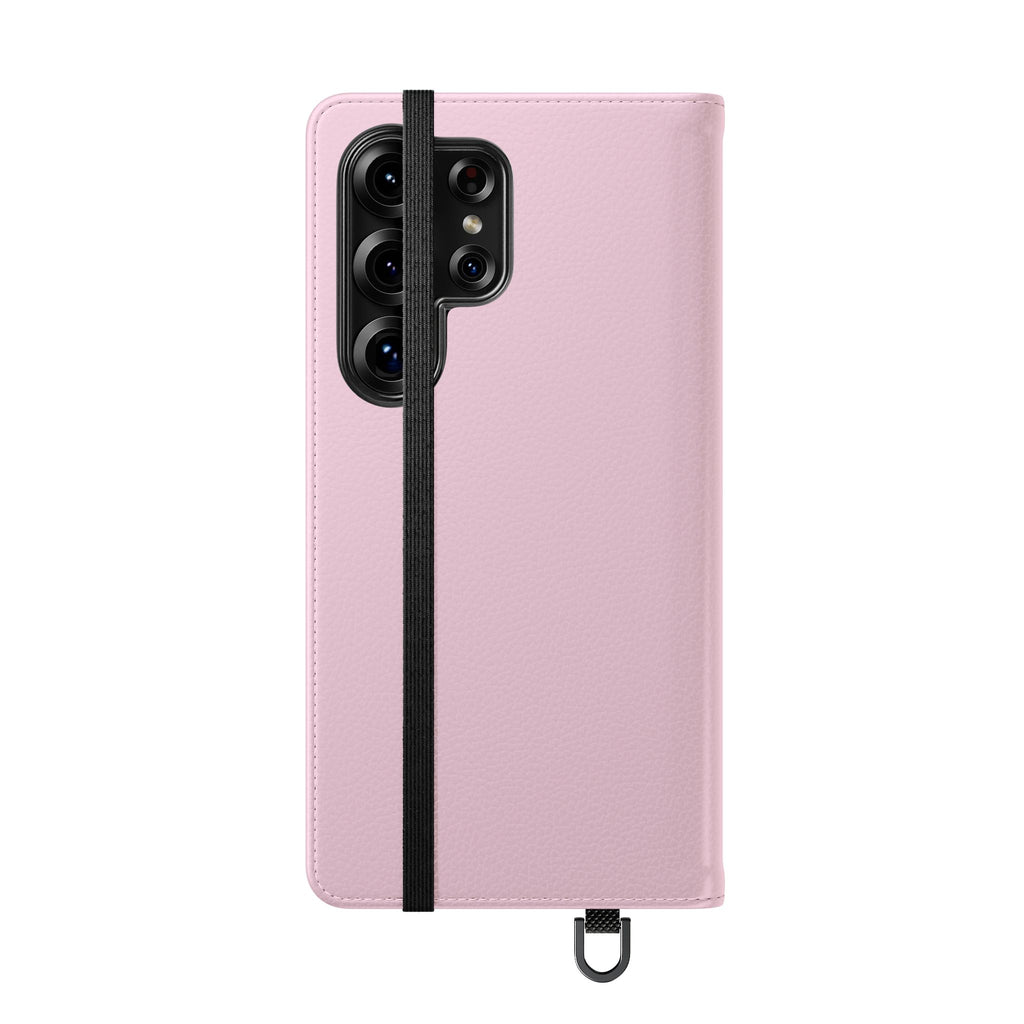 Pink Bee Logo Flip Phone Case — theOlivetbee Wallet Cover