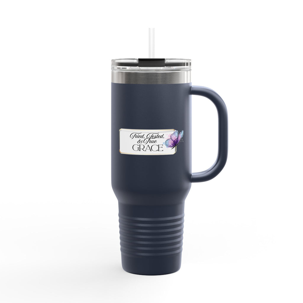 40oz Insulated Travel Mug — Tried, Tested, & True Grace
