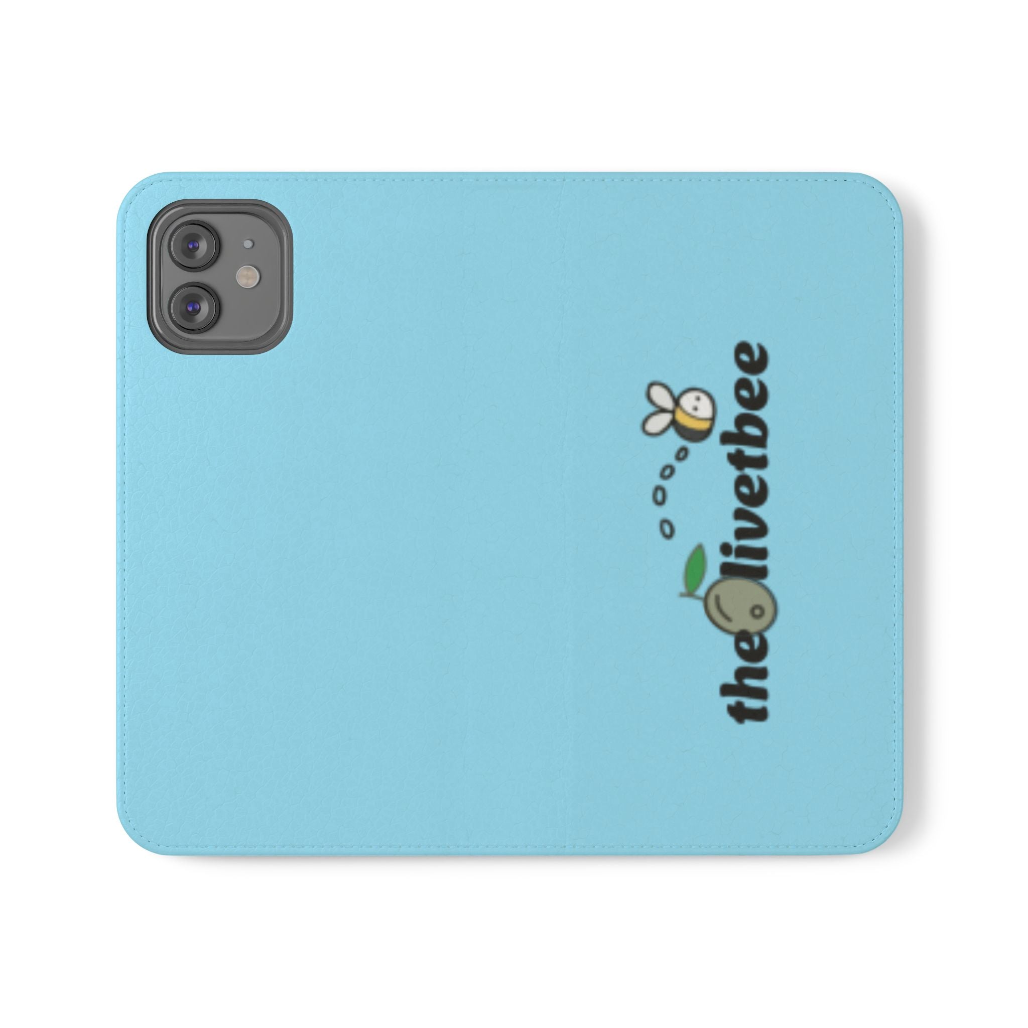 Blue 'theOlivetbee' Flip Phone Case