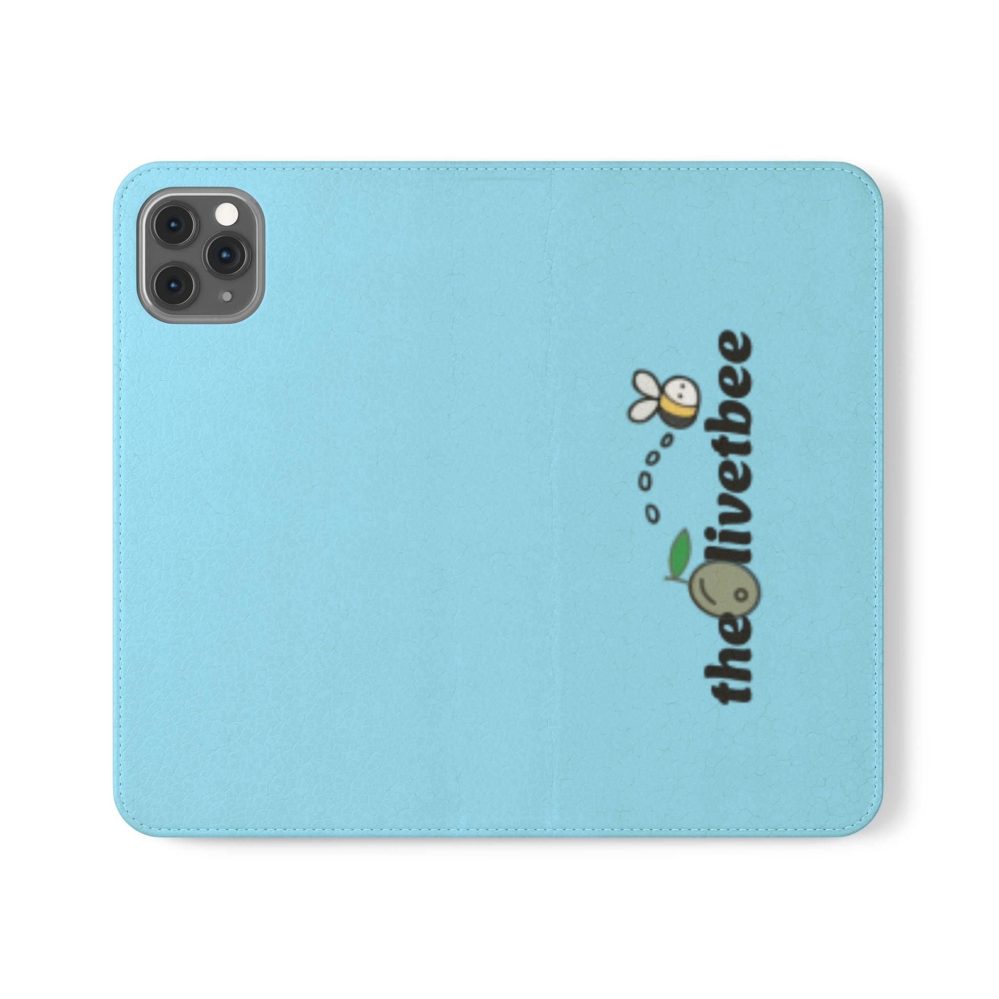 Blue 'theOlivetbee' Flip Phone Case
