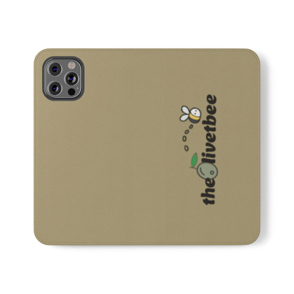 Flip Case Phone Wallet — 'theOlivetbee' Logo Folio Cover with Card Slots
