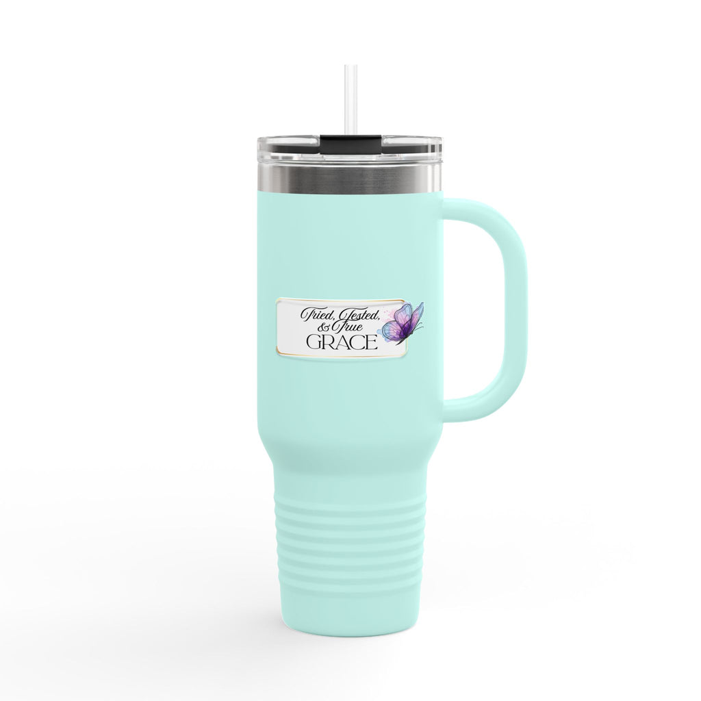 40oz Insulated Travel Mug — Tried, Tested, & True Grace