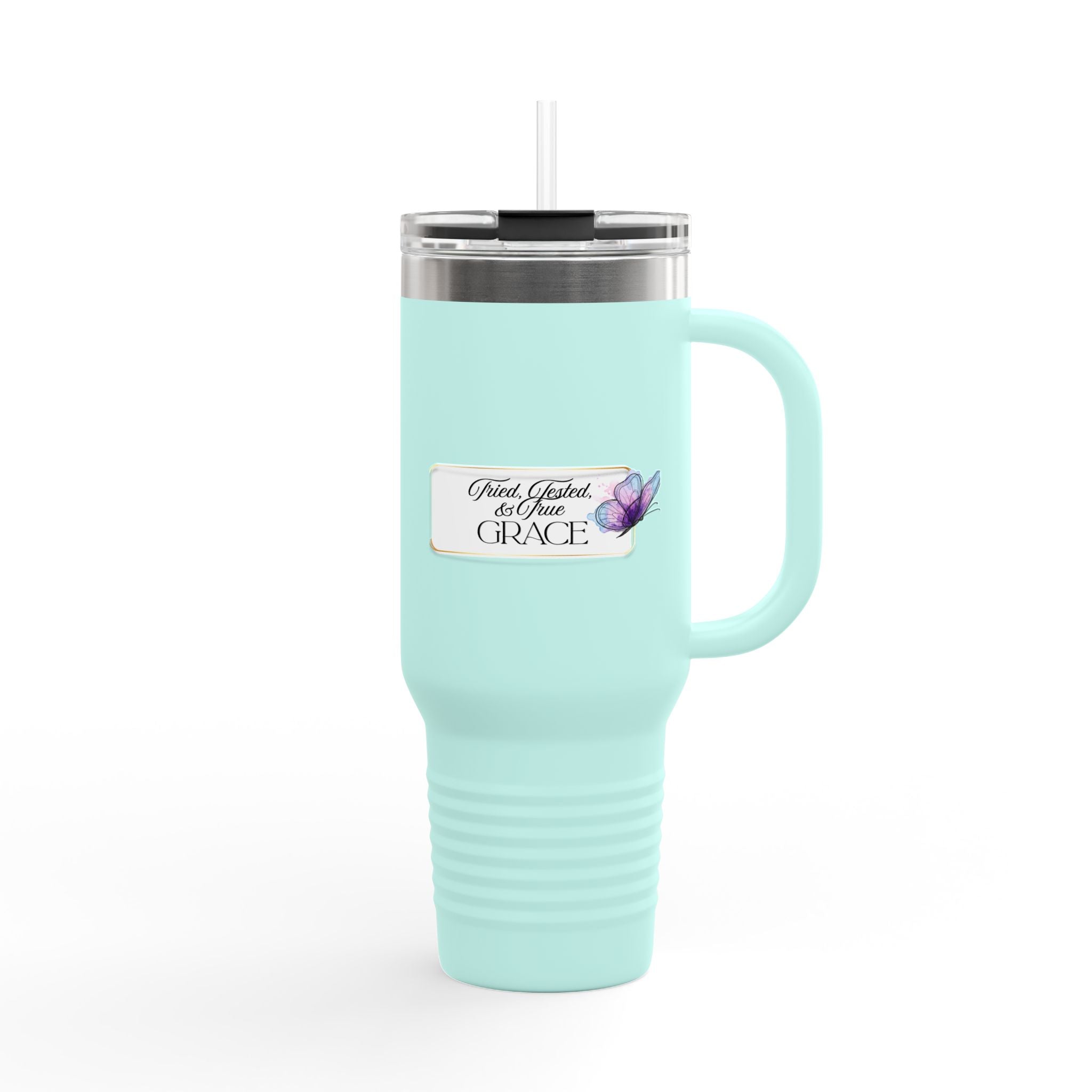 40oz Insulated Travel Mug — Tried, Tested, & True Grace