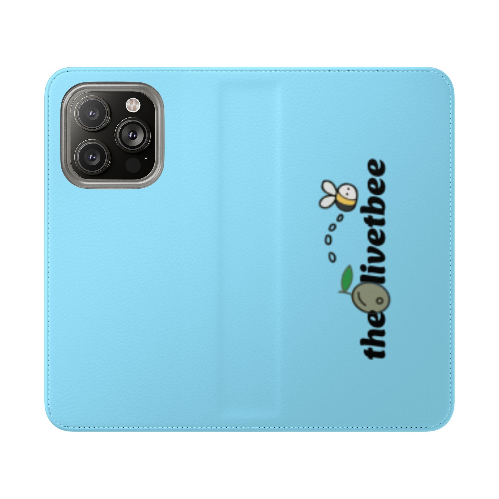 Blue 'theOlivetbee' Flip Phone Case