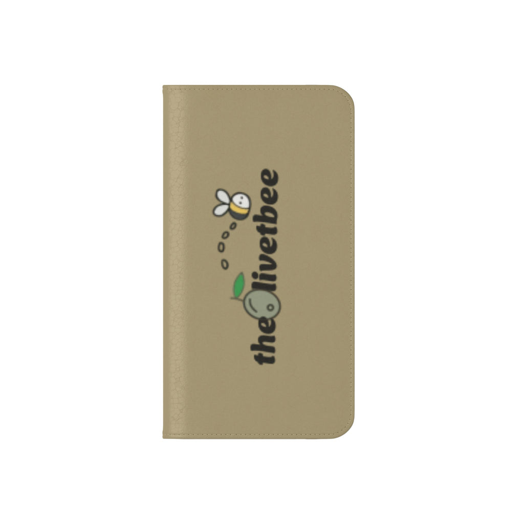 Flip Case Phone Wallet — 'theOlivetbee' Logo Folio Cover with Card Slots
