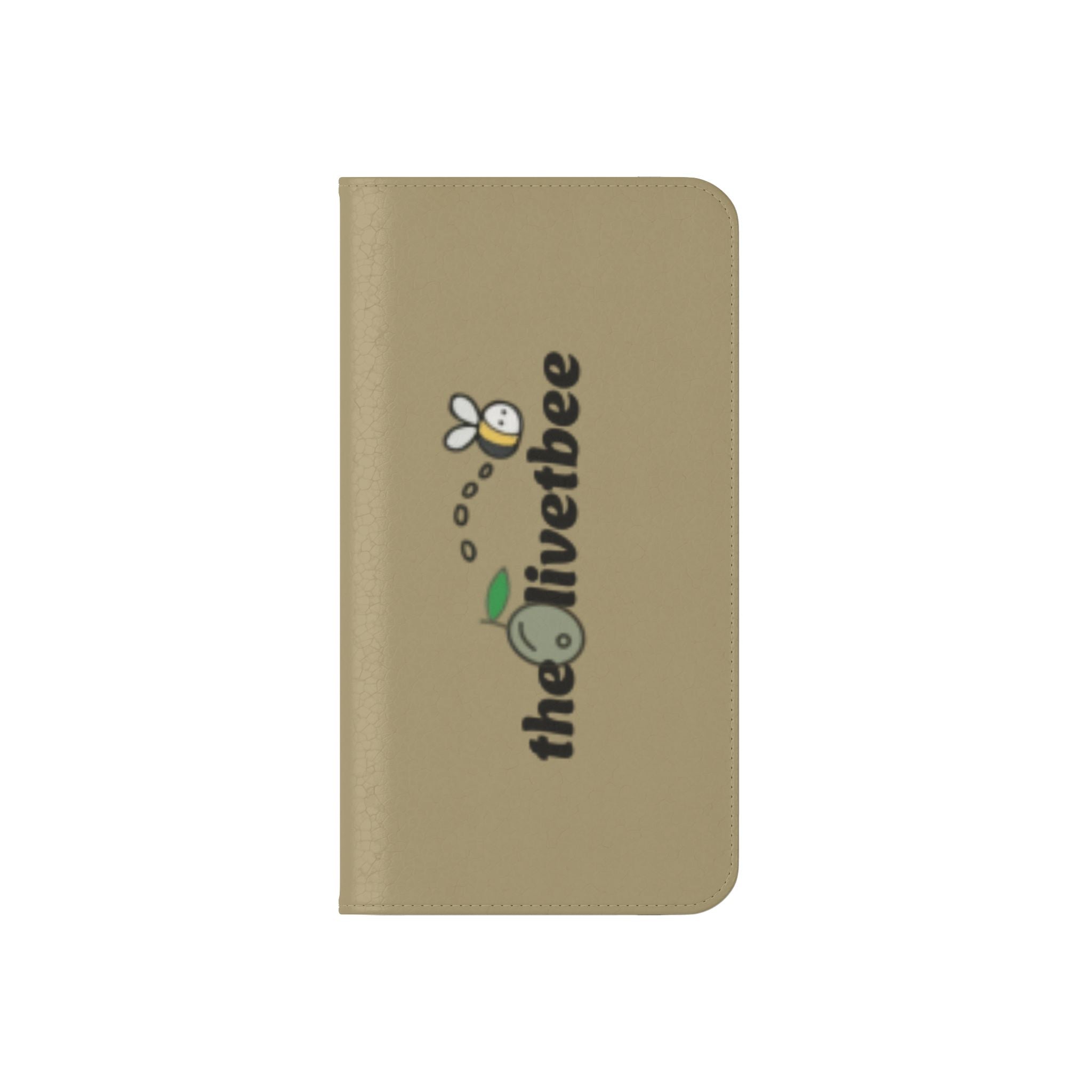 Flip Case Phone Wallet — 'theOlivetbee' Logo Folio Cover with Card Slots