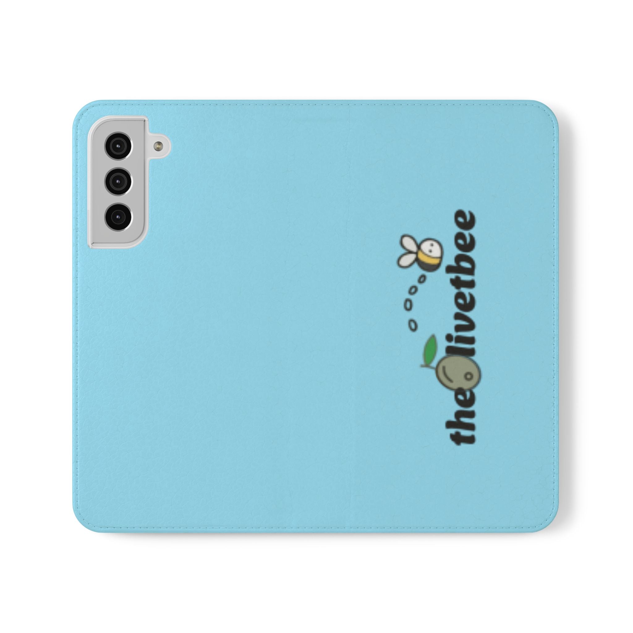 Blue 'theOlivetbee' Flip Phone Case