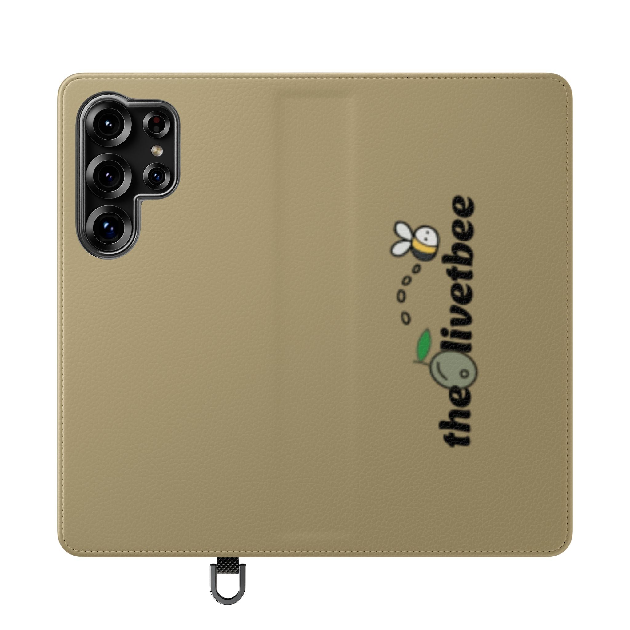 Flip Case Phone Wallet — 'theOlivetbee' Logo Folio Cover with Card Slots