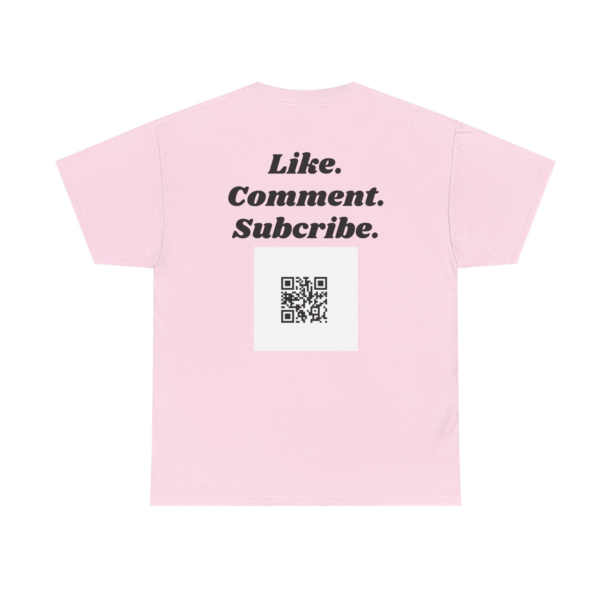 "theOlivetbee" Graphic Tee "Like. Comment. Subscribe."